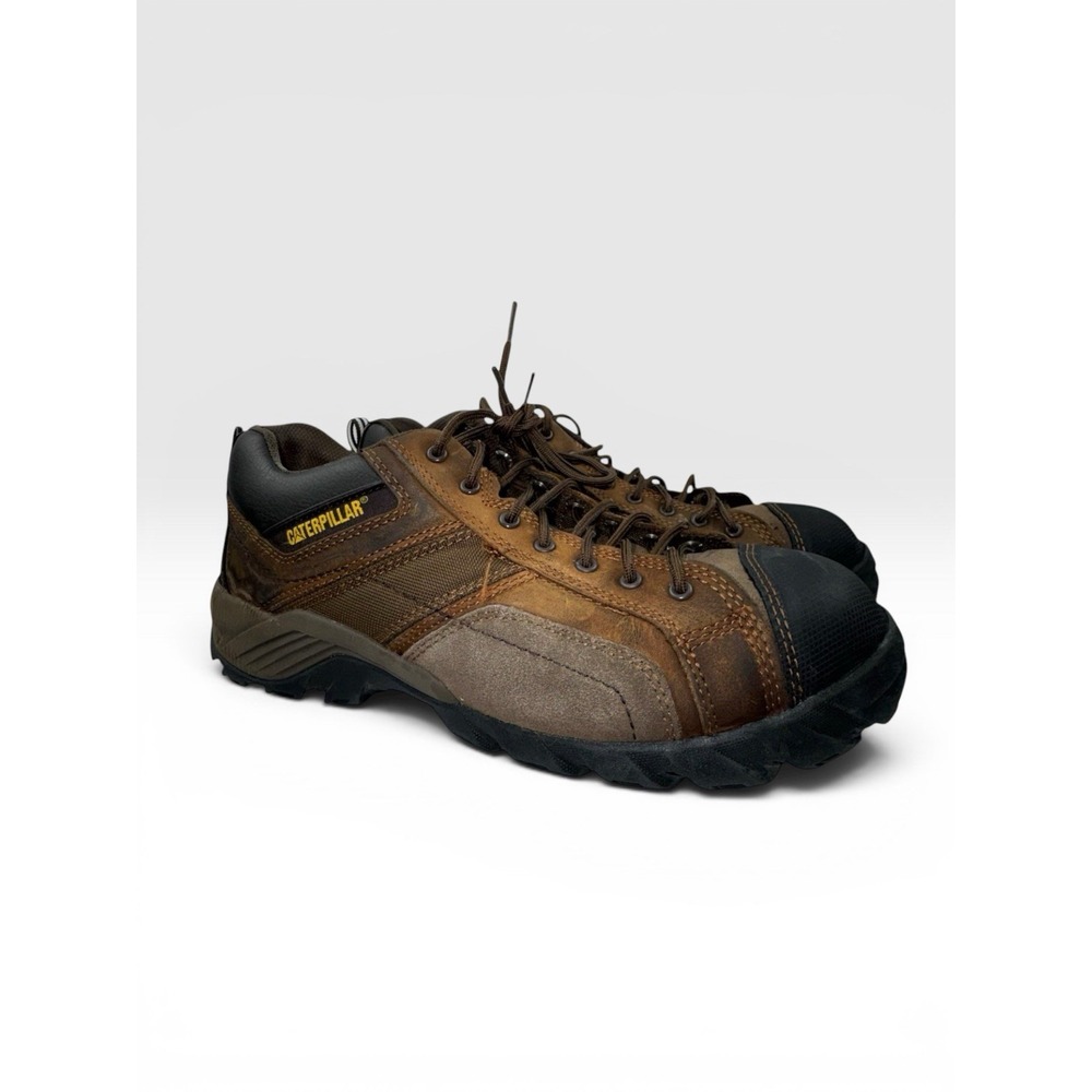 Size 13-Caterpillar mens shoes Argon Composite Toe Work P89957-201 - Dark Brown